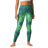 Satin Sprint Texture Yoga Leggings